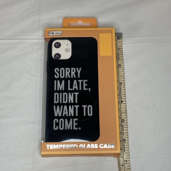 Tempered Glass Phone Case - Iphone 11 - Picture 2 of 3